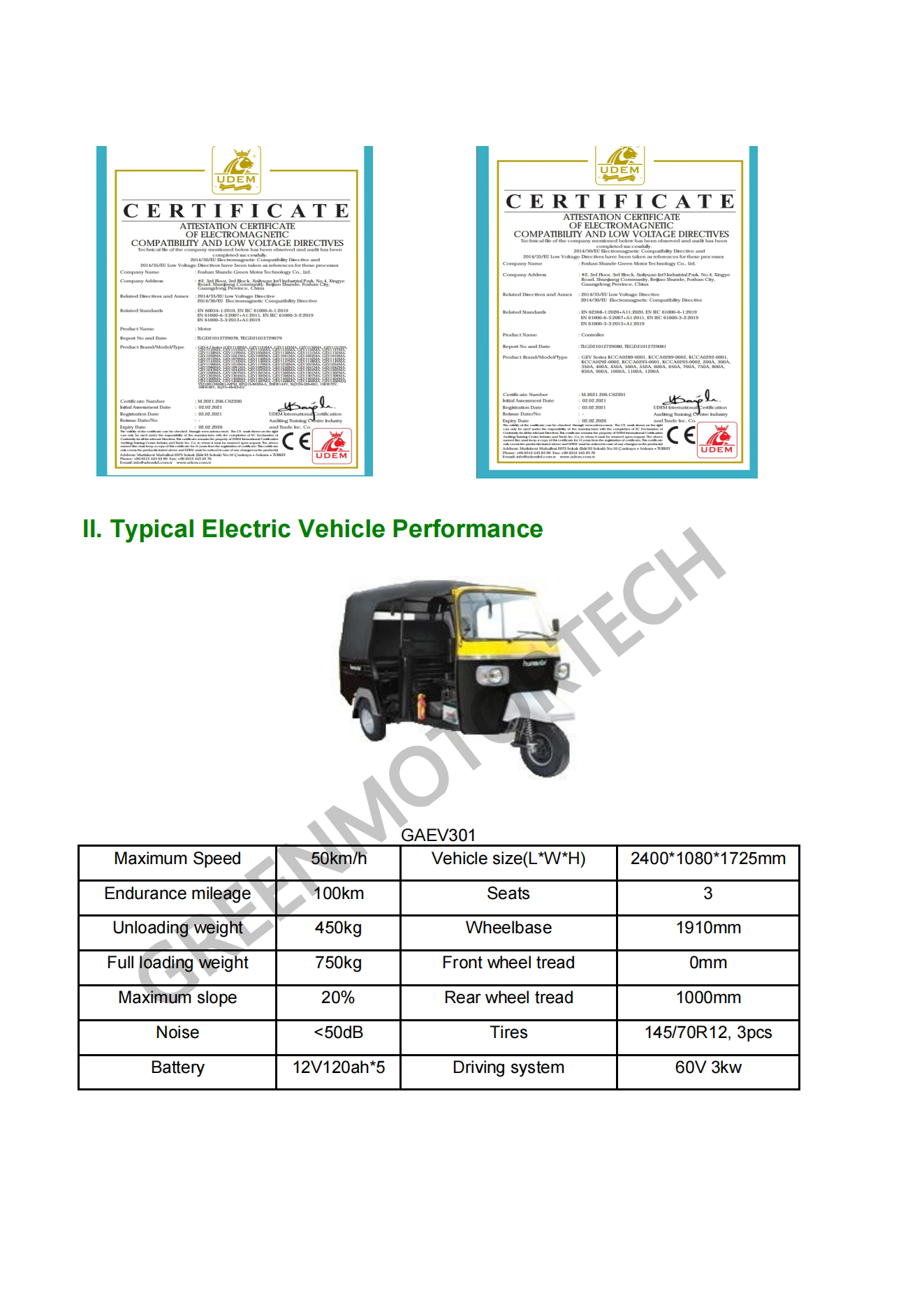 3KW Electric Motor and Controller- 72V / 60V/ 48V Brushless Motor with Matching Programmable Controller | Tuktuk Rickshaw Bajaj Upgrade 2 3kw 48v system front drive 02