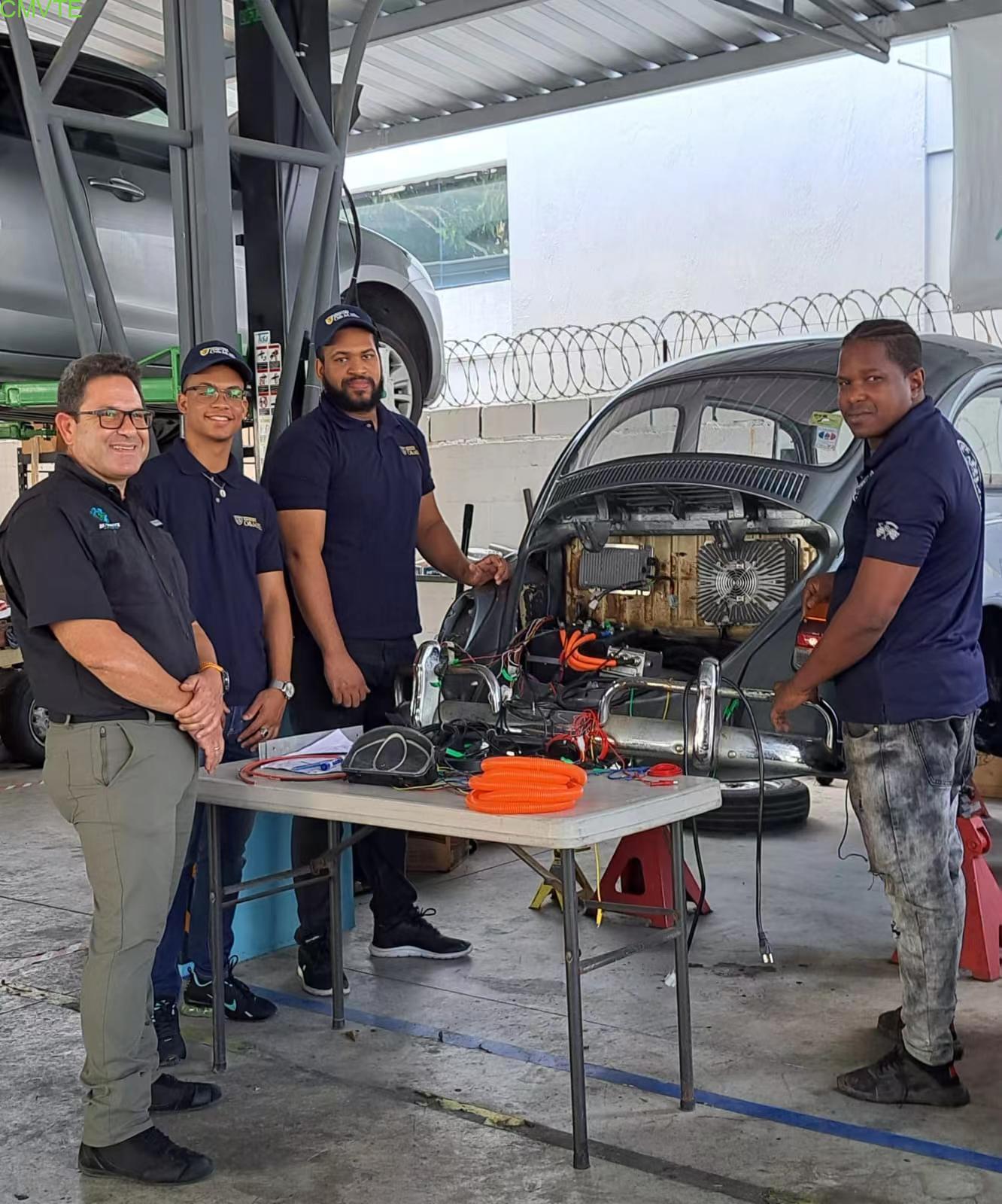 How to convert VW Beetle from gasoline to electric from the aspect of drive system 1 customer