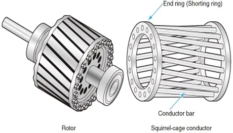 EV Motor Types Explained: PMSM vs BLDC vs Induction vs Axial Flux Motors 5 squirrel cage rotor induction motor 1200x685px.jpg