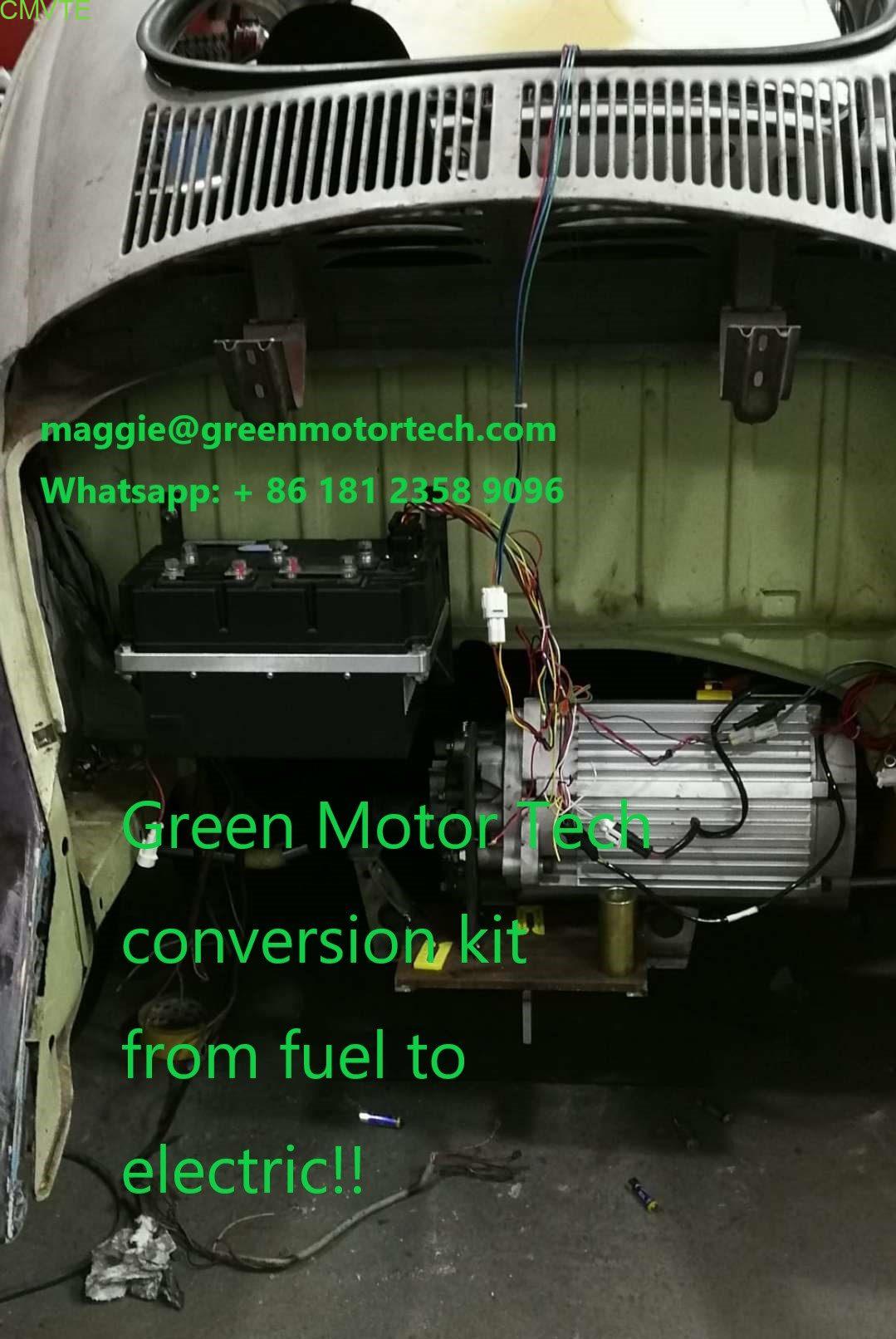 How to convert VW Beetle from gasoline to electric from the aspect of drive system 3 with logo 1 e1708134974790