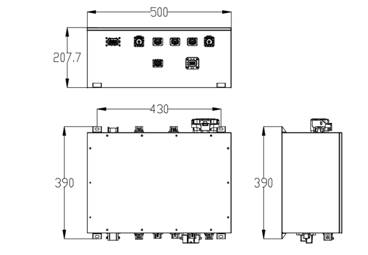 537.6V 105Ah Lithium Battery Packs LiFePO4 Cells 4 Packs Supporting European Standard Fast and Slow Charging 2 537.6v 105Ah battery controller box size