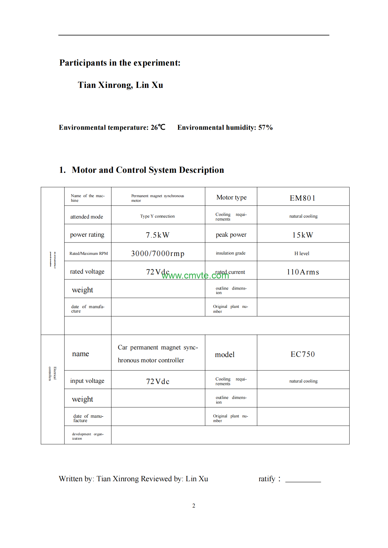7.5KW 72V PMSM Rear Wheel Drive Kit for Low Speed Electric Vehicles | Green Motor Tech 1 EM801电机测试报告7.5KW72V 科技 translated 02