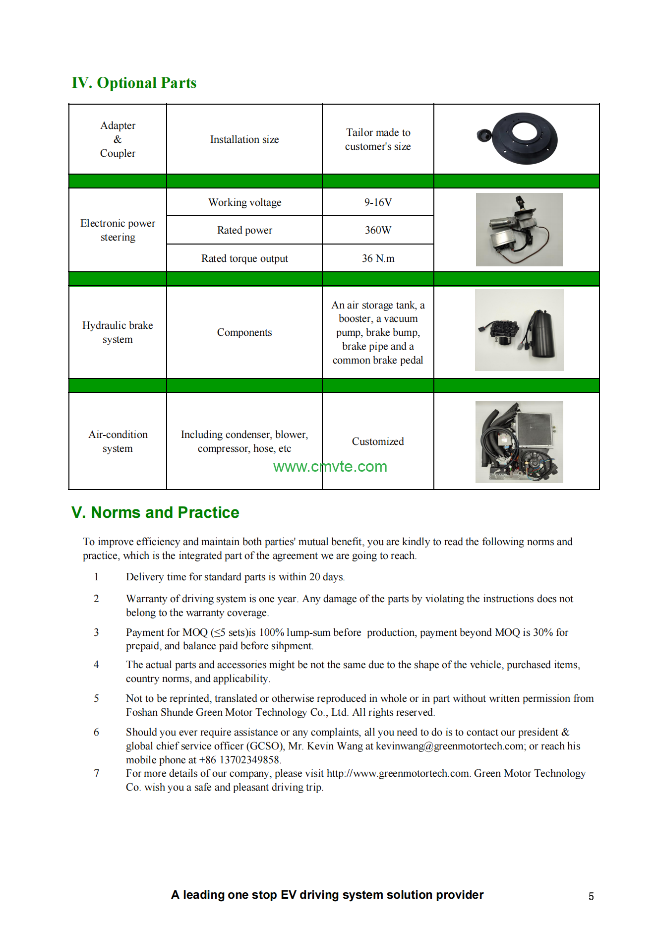 40KW rated power 144V PMSM liquid cool motor kit for UTV mini truck 5 GMT 40KW 144V project report 05