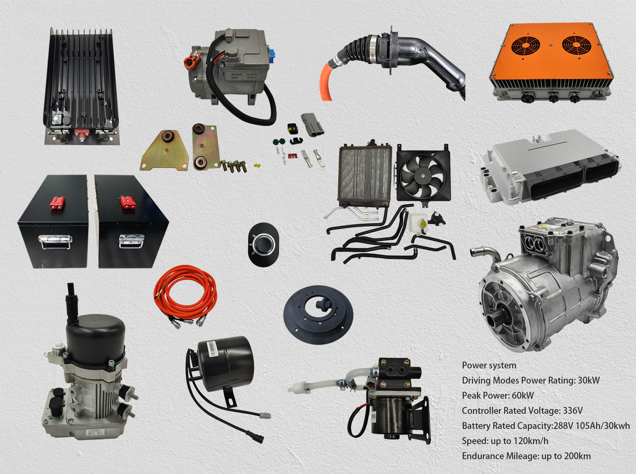 Electric Conversion for Ford F-250: Cost, Towing Power & Best Kit Guide 2 CMVTE 高压套件改装图片