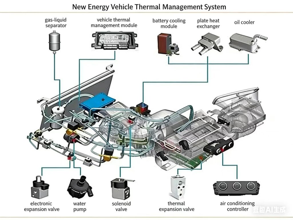 Engine Thermal Management Module Thermal Management Solutions for New Energy Vehicles - CMVTE EV ...