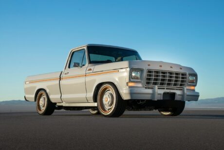 Scout Motors Electric Truck vs Converted Electric Trucks: Power, Range, and Capability Comparison 1 All electric Ford F 100 Eluminator concept truck 01 scaled
