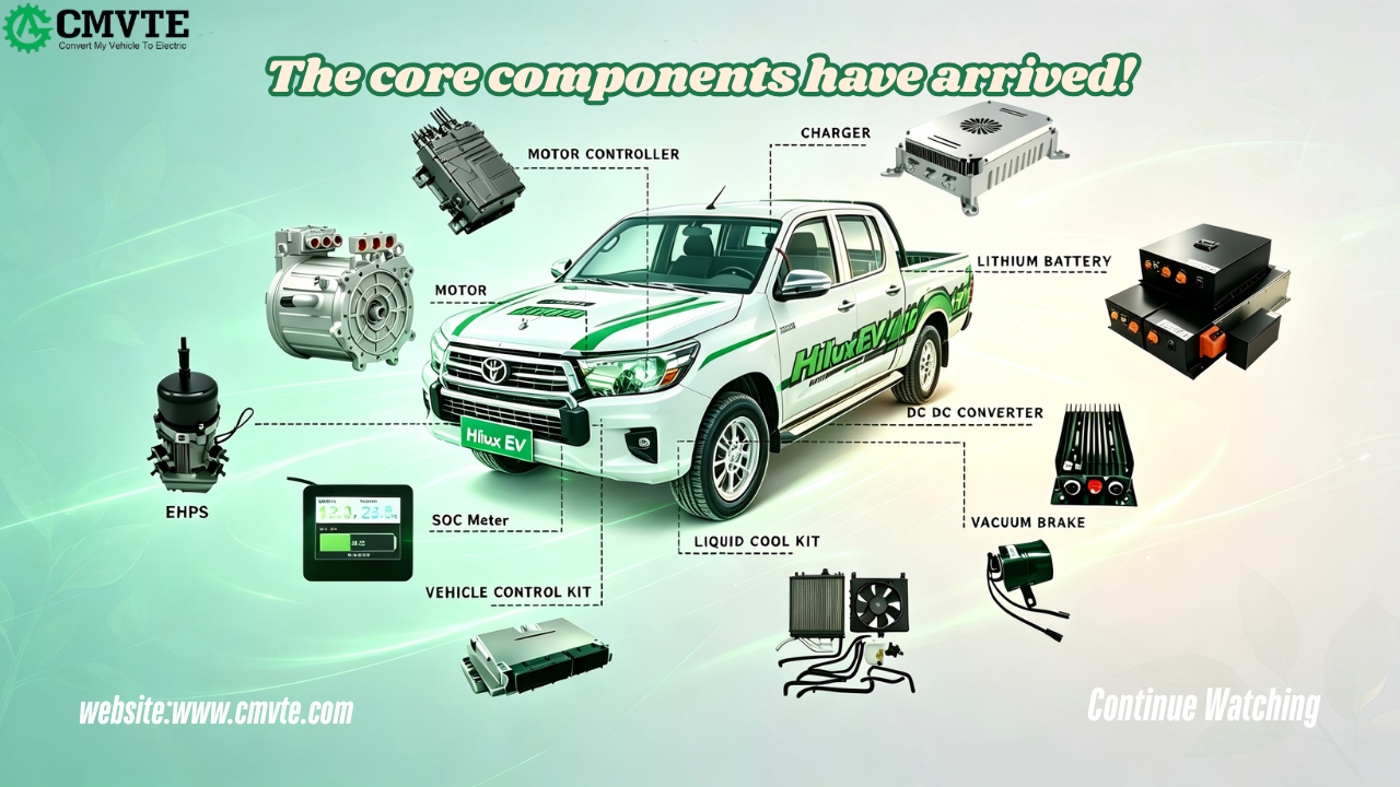 Toyota Hilux EV Conversion: Unboxing the Complete EV Conversion Kit 1 恶pi